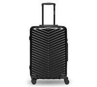 REDOLZ Ultraleicht Hartschalen Check-in Koffer | Mittelgroßer Trolley Shiny Oberfläche 43 x 28 x 66 cm | mit Dehnfalte 3 cm erweiterbar nur 3,4 kg | 4 Doppelrollen & TSA-Schloss (Essentials 18)