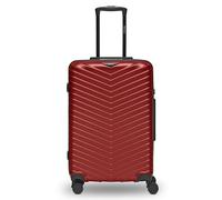 REDOLZ Ultraleicht Hartschalen Check-in Koffer | Mittelgroßer Trolley Shiny Oberfläche 43 x 28 x 66 cm | mit Dehnfalte 3 cm erweiterbar nur 3,4 kg | 4 Doppelrollen & TSA-Schloss (Essentials 18)