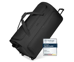 REDOLZ XXL sehr große Trolley-Reisetasche mit Rollen 91 cm [Sondergröße] 128 Liter | für Männer & Frauen (Duffle Essentials)