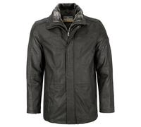 Redpoint - Herren Lederjacke Longjacke Ziegenleder schwarz : 56