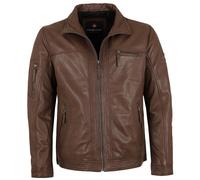 Redpoint - Herren Lederjacke Neuseeländisches Lammnappa braun : 58