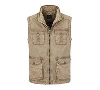redpoint Weste im Fieldjacket Stil aus reiner Baumwolle BUSTER, beige, 6XL heritage camel