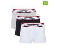 Reebok 3P Barlow Sports Trunk Grau/Schwarz Baumwolle Small Herren