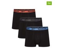 Reebok 3er-Set: Boxershorts in Schwarz - Größe M | Herren Waesche