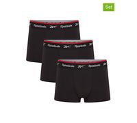 Reebok Boxershorts 3er Set in schwarz für Herren, Größe: XL