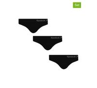 Reebok 3er-Set: Pantys "Raina" in Schwarz - Größe M | Damen Unterteile