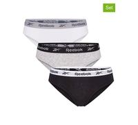 Reebok 3er-Set: Slips "Carina" in Grau - Größe M | Damen Unterteile