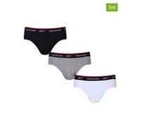 RBK8259 Reebok Herren Sport Slip Unterhose - Wiggins (3er Pack) Black L