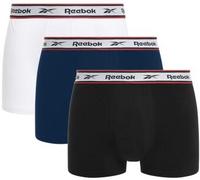 Reebok 3P Barlow Sports Trunk Schwarz/Marine/Weiß Baumwolle Large Herren