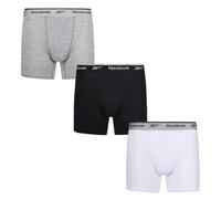 Reebok - "Ainslie" Boxershorts für Herren, Sport (3er-Pack) (Schwarz/Weiß/Grau meliert) L