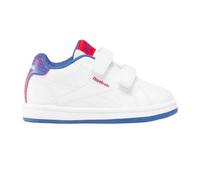 Reebok Baby-Jungen RBK ROYAL Complete CLN 2.0 2V Sneaker, White/BOUNDLESSBLUE/VECTORRED, 24 EU