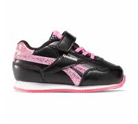 Reebok Baby-Mädchen ROYAL CL JOG 3.0 1V Sneaker, BLACK/TRUPNK/FTWWHT, 21 EU