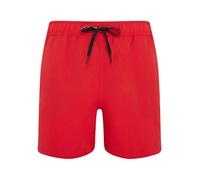 Badeshorts REEBOK "Clayton", Damen, Gr. M, N-Gr, rot, Microfaser, Polyester, unifarben, Badehosen Badeshorts, mit Kordelzug und elastischem Bund, mit Logo, schnell trocknend, basic (58567118-M) rot