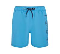 Badeshorts REEBOK "Romero", Herren, Gr. S, N-Gr, blau, Web, Polyester, unifarben, sportlich, Badehosen, mit Kordeln (21480815-S) blau