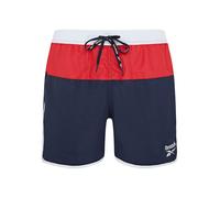 Reebok Badeshorts "Troy" in Dunkelblau - 42% | Größe L | Herren Bademode Sport