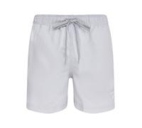 Badeshorts REEBOK "Yale", Herren, Gr. L, N-Gr, simple grau, Microfaser, Polyester, clean, unifarben, Badehosen Badeshorts, mit Kordelzug und elastischem Bund, mit Logo, basic (35763553-L) simple grau