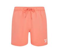 Badeshorts REEBOK ""Yale"", Herren, Gr. S, N-Gr, orange (sunset coral), Microfaser, Obermaterial: 100% Polyester, sportlich, Badehosen, mit Kordelzug und elastischem Bund (11770928-S) sunset coral