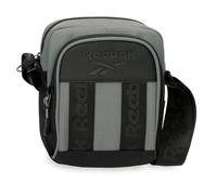 Reebok Baltimore Umhängetasche, mittelgroß, Grau 17 x 22 x 8 cm, Polyester, by Joumma Bags