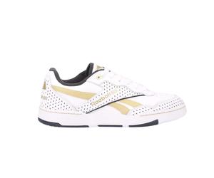 Reebok - "BB 4000 II" Metallic Sneaker für Damen, Leder (Weiß Gold) EU 40,5 / UK 7