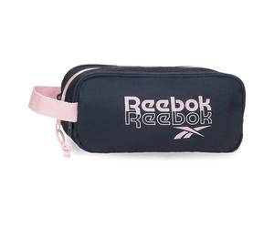 Reebok Binley Federmäppchen, Kulturbeutel für Kinder, Schulmäppchen, Polyester, Fächer von Joumma Bags., blau, 22x10x9 cms, Dreifach