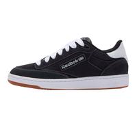 Sneaker REEBOK CLASSIC "CLUB C BULC CLN", Gr. 37,5, washedschwarz, schwarz, weiß, Leder, Synthetik, sportlich, Schuhe (98653108-37,5) washedschwarz, schwarz, weiß