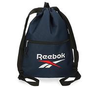 Reebok Boston Bag Rucksack mit Reißverschluss Blau 35x46 cm Polyester