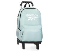 Reebok Boston Schulrucksack mit doppeltem Fach mit Trolley, 39,6 cm, Blau, 31 x 44 x 15 cm, Polyester, von Joumma Bags, blau, 31x44x15 cms, Schulrucksack mit doppeltem Fach mit Trolley