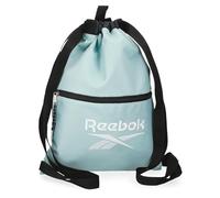 Reebok Boston Schulrucksack, Schwarz und Blau Rucksack aus Polyester, breite, ergonomische und gepolsterte Schultergurte, mehrere Fächer, von Joumma Bags, türkis, Einheitsgröße, Rucksack mit Kordelzug