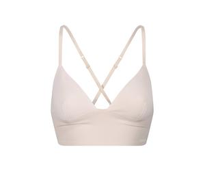 Reebok Bustier "Senna" in Beige - Größe S | Damen Bhs