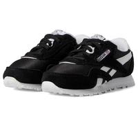 Reebok CL Nylon-Sneaker, Schwarz/Weiß, Größe 39, schwarz/weiß, 6 UK Child