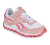 Sneaker REEBOK CLASSIC "REEBOK GLIDE LOW ELASTIC & TOP STRAP", Kinder, Gr. 34, ftwrweiß, subtlepink, passionpink, Leder, Synthetik, Textil, Schuhe (51757516-34) ftwrweiß, subtlepink, passionpink