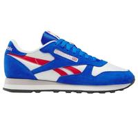 Sneaker REEBOK CLASSIC "CLASSIC LEATHER", Gr. 37,5, blau (chalk, optimum blau, vector rot), Leder, Synthetik, Textil, Schuhe (22447710-37,5) chalk, optimum blau, vector rot