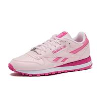 Reebok Classic Leather Girls and Boys Shoes for Kids, Toddler, Little Kid or Big Kid Sneakers, Girl or Boy Tennis Shoes, Frosted Berry/True Pink/White, 6 Big Kid