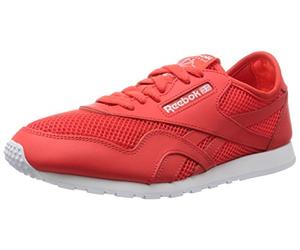 Reebok Classic Nylon Slim Mesh, Damen Laufschuhe, Rot (Laser Red/Atomic Red/White), 37.5 EU (4.5 Damen UK)