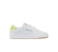 Sneaker REEBOK CLASSIC "CLUB C", Damen, Gr. 34,5, ftwr weiß, digital lime, field grün, Leder, Synthetik, Schuhe Sneaker (31359908-34,5) ftwr weiß, digital lime, field grün