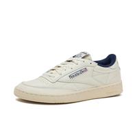 Reebok Unisex Club C 85 Sneaker, Kreide/Alabaster/Vector Navy, 16.5 Women/15 Men