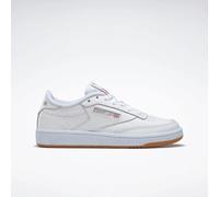 Reebok Damen Club C85 Laufschuhe, White Light Grey Gum, 40.5 EU