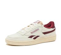 Reebok Club C Revenge Vintage-Sneaker für Erwachsene, Unisex-Erwachsene, Vintage-Kreide/Papierweiß/klassisches Burgunderrot, 38.5 EU