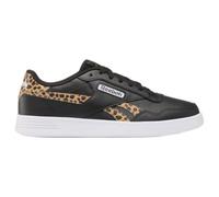 Sneaker REEBOK CLASSIC "REEBOK COURT ADVANCE", Damen, Gr. 41, schwarz (ftwrweiß, almostschwarz, schwarz), Leder, Synthetik, Schuhe Sneaker (44778855-41) ftwrweiß, almostschwarz, schwarz