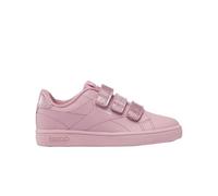 Sneaker REEBOK CLASSIC "REEBOK COURT CLEAN HOOK & LOOP STRAPS", Kinder, Gr. 34, dustyrose, dustyrose, frostedberry, Synthetik, Schuhe (45566107-34) dustyrose, dustyrose, frostedberry