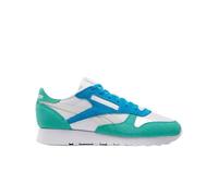Reebok Damen Classic Leather Sneaker,White Unleashed Green Grey 1,36 EU