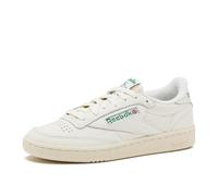 Reebok Women's Club C Sneaker, Chalk/Alabaster/Glen Green, 10