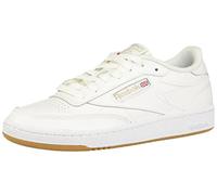 Reebok Damen Club C85 Laufschuhe, White Light Grey Gum, 40.5 EU