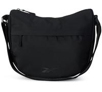 Reebok Damen Crossbody-Tasche - Stilvolle, leichte Nylon-gesteppte und nicht gesteppte Alltags-Tragetaschen für Frauen, Reebok Schwarzes Logo Sophie, One Size