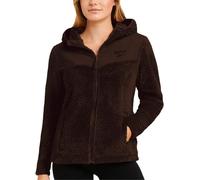 Reebok Damen-Fleecejacke - superweiche Schnee-Fleece-Jacke mit Kapuze und Reißverschluss - gemütliche Softshell-Outdoor-Winterjacken für Damen, Truffle, L