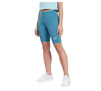 Reebok Damen Identity Fitted Logo Shorts, Steely Blue, S, Farbe: Hellblau, S