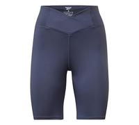 Reebok Damen Identity Logo Leggings, Medium Grey Heather/White/White, S