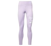 Reebok Damen Identity Logo Leggings, Purple Oasis, XL Kurz