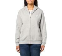Reebok Damen Identity Small Logo Fleece Full Zipper (Plus Size) Sweatshirt, Mittelgrau meliert, 3X