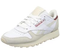 Reebok Damen Klassisches Leder Sneaker Klassisches Leder, Ftwr White Chalk Sedona Rose F23 R, 37.5 EU